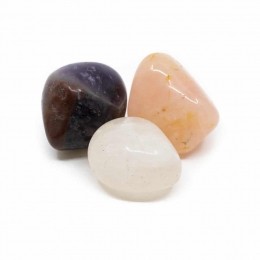 GoudenDriehoekEdelsteneninroodTasje20mm