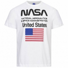 NASAAdministrationUSAHerenT-shirtTMMTS014WHT