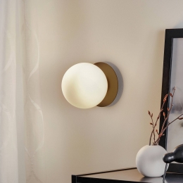 EMIBIGLIGHTINGWandlampMinervaK1metzwartemetalenrand