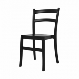 TuinstoelMicaZwartkunststof