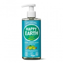 HappyEarth100NatuurlijkeHandzeepCedarLime300ml