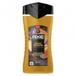 3xAxeDouchegelPeachInfusion225ml