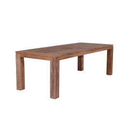 MexicoTafel240X100X76cmNaturalTeakPoten12X12cmGardenImpressions-Gardenimpressions