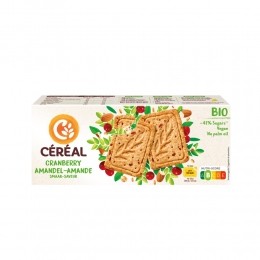 3xCralHealthyBioCakeKoekjeCranberryAmandelen132gr