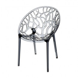 TuinstoelCrystalsmokegrijskunststof