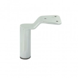 Stalenmeubelpootchroomrond38cmenhoogte14cm