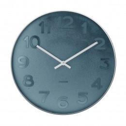 KarlssonMrBlueNumberswandklok-blauw-375cm