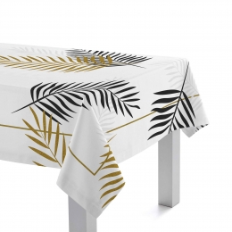 TafelkleedFoliageBlanc