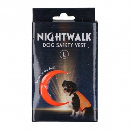 NightwalkDogSafetyVestOrangeL