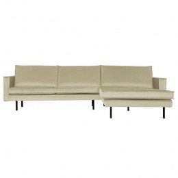 WOOODRodeoChaiseLongueRechts-Polyester-Groen-85x300x86