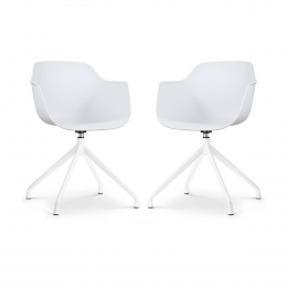 Setvan2eetkamerstoelenNola-PukdraaibaarNolon