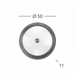 KolarzMiladyplafondlamp50cmantiekmessingkleur