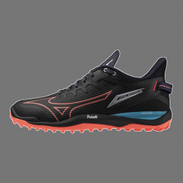 MizunoWAVELEOPARDUSHockeyschoenenZwartNeonFlamePeacockBlauwDamesHerenMaat44
