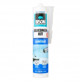 BisonSiliconenkitSanitair310ml