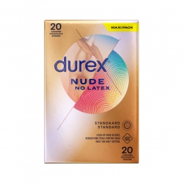 4xDurexCondoomsNudeLatexVrij20stuks