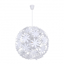 GloboHanglampStellavankunststofbloemenwit