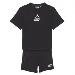 SetjesEmporioArmaniEA7TRAINLOGOSERIESBOYKITTEE-SHORTSFREE