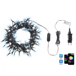 Beliani-IGALIKU-LEDkerstverlichting-Zwart-2700cm-PVC