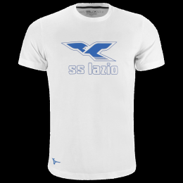 Mizuno125thAnniversarySSLazioCottonTeeLogoMenWitHerenMaatXXL