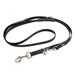 HUNTERVerstelbarehondenlijnWolmarzwartgrijsMaat16200