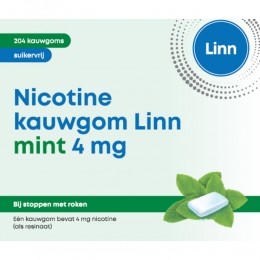 LinnNicotineKauwgomMint4mg204stuks