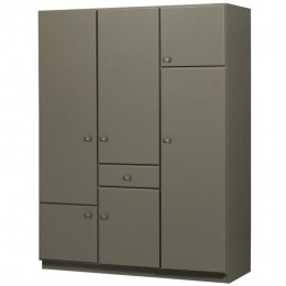WOOODAlfiekledingkastbreed160cm-Grenen-Forest