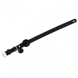 HUNTERHondenhalsbandmetAppleAirTag-houderViborgzwartMaat55