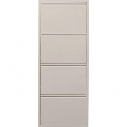 SchoenenkastCarusocreme4ladenKareDesign