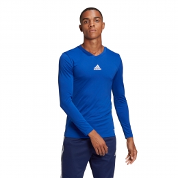 adidasTeamOndershirtLangeMouwenBlauw