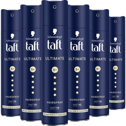 6xTaftHairsprayUltimate250ml