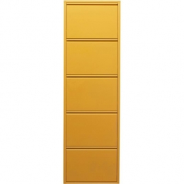 SchoenenkastCarusogeel5ladenKareDesign
