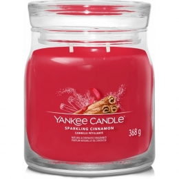 YankeeCandleGeurkaarsMediumJarSparklingCinnamon368gr