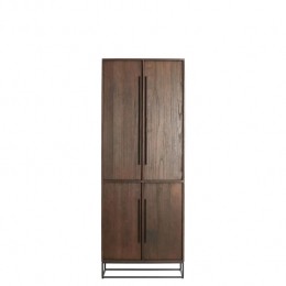 LightLivingLightlivingKast75x40x200cmLILIANhoutdonkerbruin