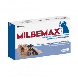 MilbemaxOntwormingTablettenHond05-10kg2x2tabletten