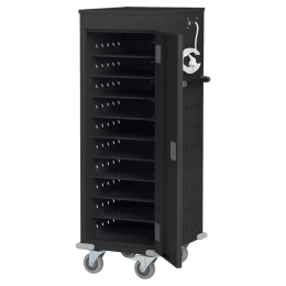 Laptopkartabletkar-10vakkenmetstopcontact-125x53x54cm-LTP-101Zwartral9005