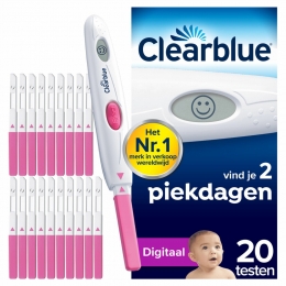 6xClearblueOvulatietestDigitaal20stuks
