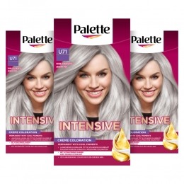 3xPaletteIntensiveOil-CareColorHaarkleuringU71PuurZilvergrijs