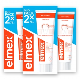 3xElmexTandpastaAnti-CarisDuopack2x75ml