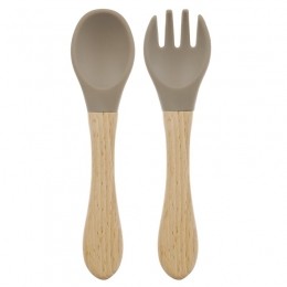 Dutsi-BabyBestekset-HoutSiliconen-Taupe