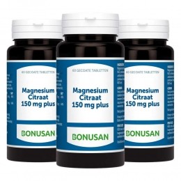 GratisVerzending3xBonusanMagnesiumcitraat150mg60tabletten