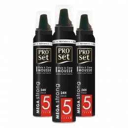 3xProsetHaarmousseMegaSterk250ml