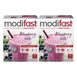 2xModifastIntensiveMilkshakeBlueberry8x55gr