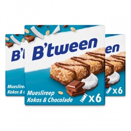 3xHeroBtweenMueslireepKokos6x25gr