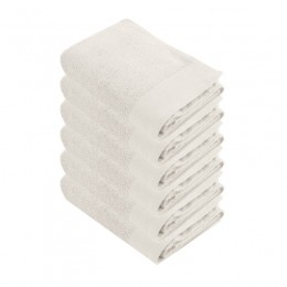 WalraSoftCottonBaddoek60x110cm550gramStoneGrey-6stuks