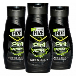 3xBody-XFuzeDouchegelHairBodyActive300ml