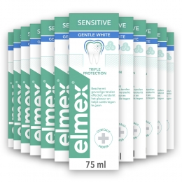 12xElmexTandpastaSensitiveGentleWhite75ml