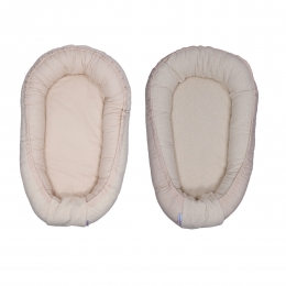 MamaLoesTeddyBoucleNaturelOmkeerbaarBabynest