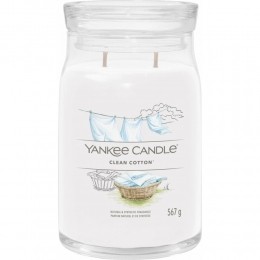YankeeCandleGeurkaarsLargeJarCleanCotton567gr