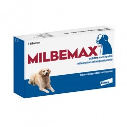 MilbemaxOntwormingTablettenHond5-25kg2x2tabletten
