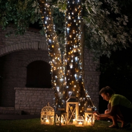 TwinklyCCTzwart400-bollichtketting32m